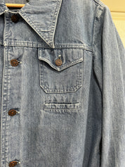 1970s Long Sleeve Denim Work Shirt