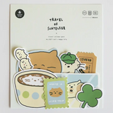 Cat's Happy Trip Stickers