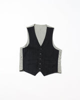 Charcoal Wool Vest - M