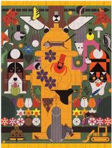 Charley Harper: Biodiversity In The Burbs 300-Piece Jigsaw Puzzle