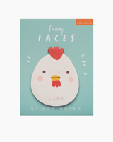 Chicken Funny Faces Sticky Notes