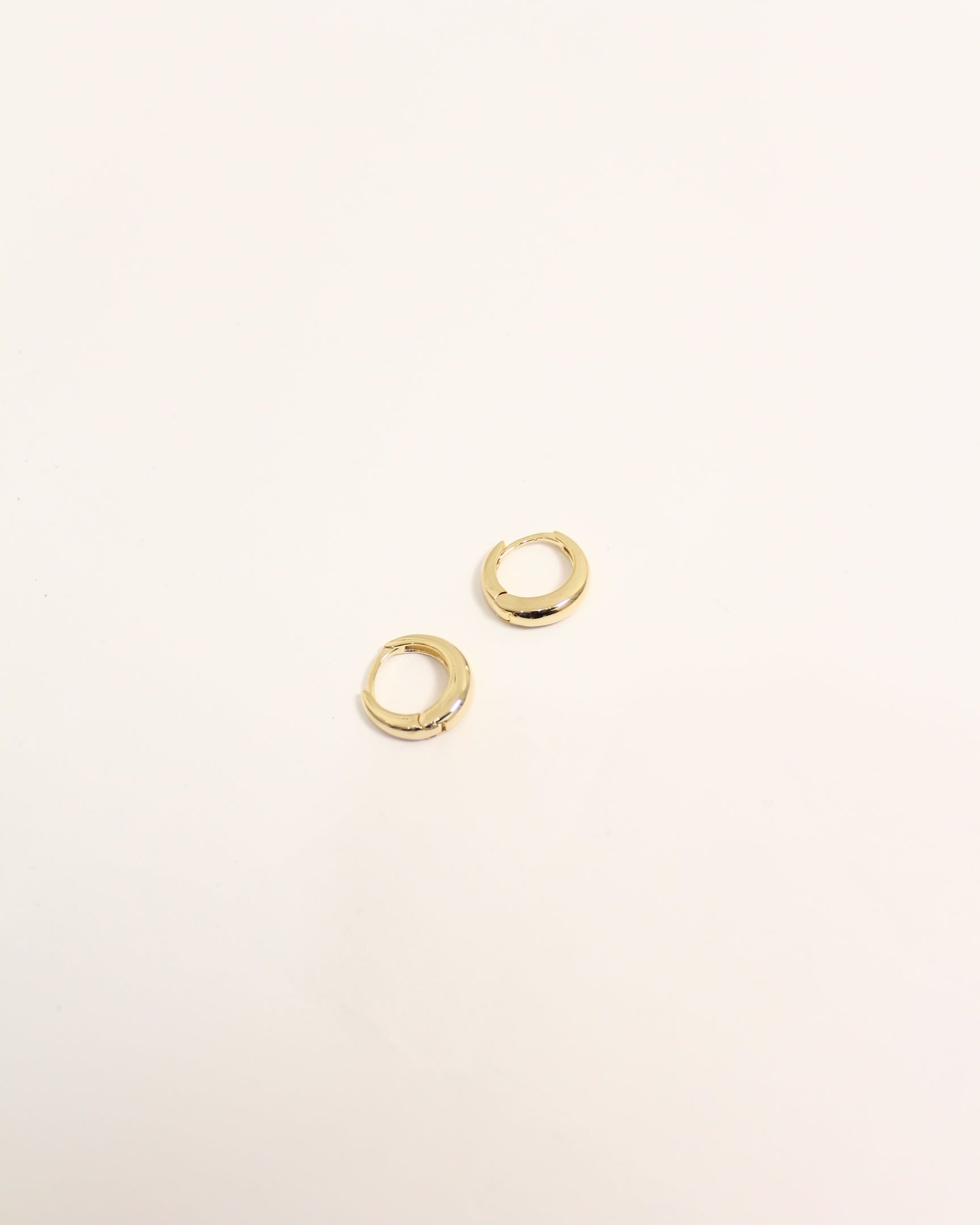 Click Hoop Earrings  18k gold filled