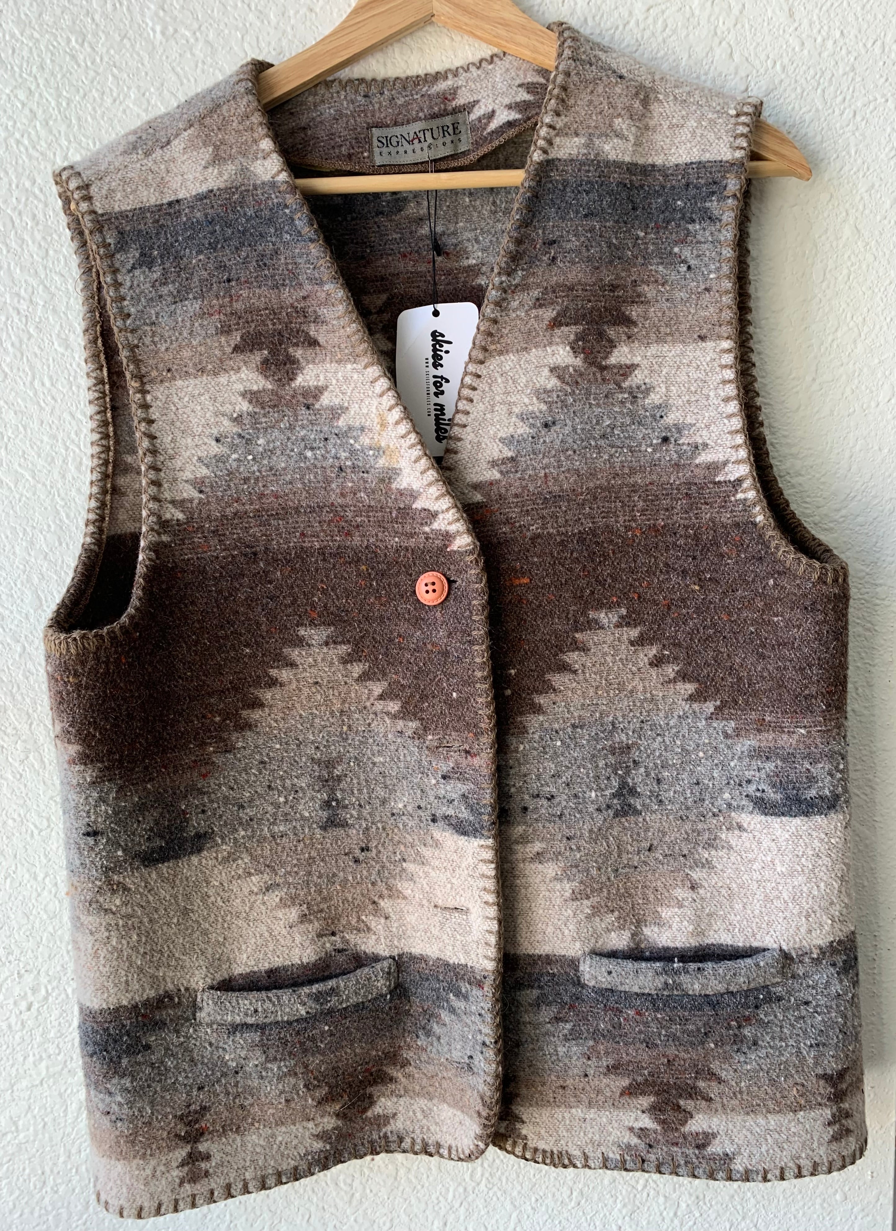 2000s Men's Wool Nomad Sweater Vest - M