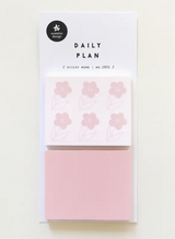 Daily Plan.25 Floral Sticky Memo