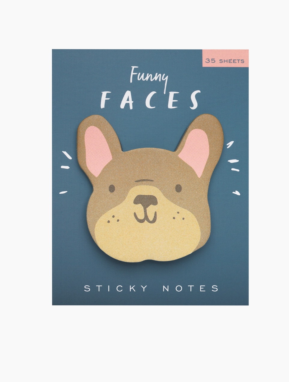 French Bulldog Funny Faces Sticky Notes