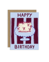 Happy Birthday Cake Greeting Card