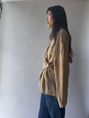 Asymmetrical Woven Shirt - S/M