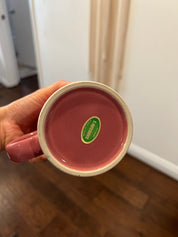 1980s Vintage Made In Japan Mug with Lid - Mauve