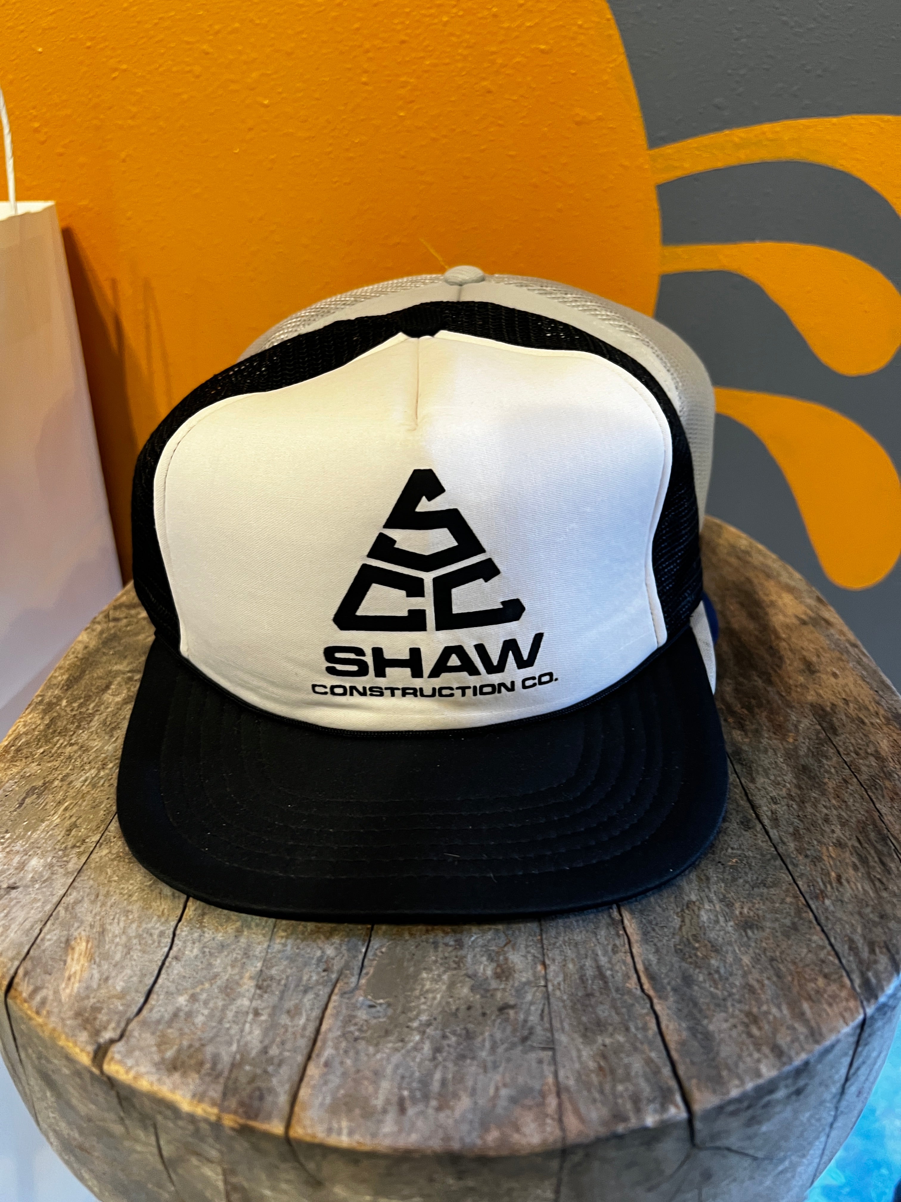 Vintage Shaw Construction Trucker Hat