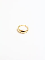 18k Gold Filled Mini Polished Dome Ring