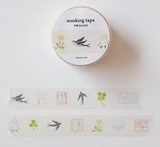 Illust.05 Swallow Ghost Masking Tape