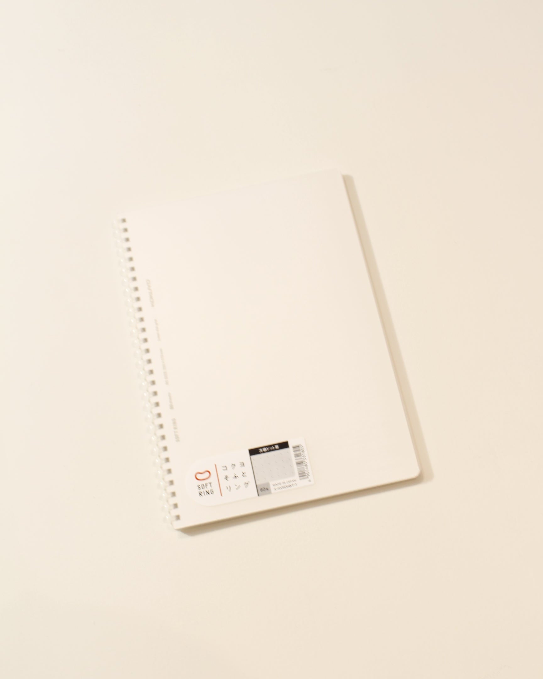 Kokuyo Soft Ring Dot Ruled Clear Notebook B5