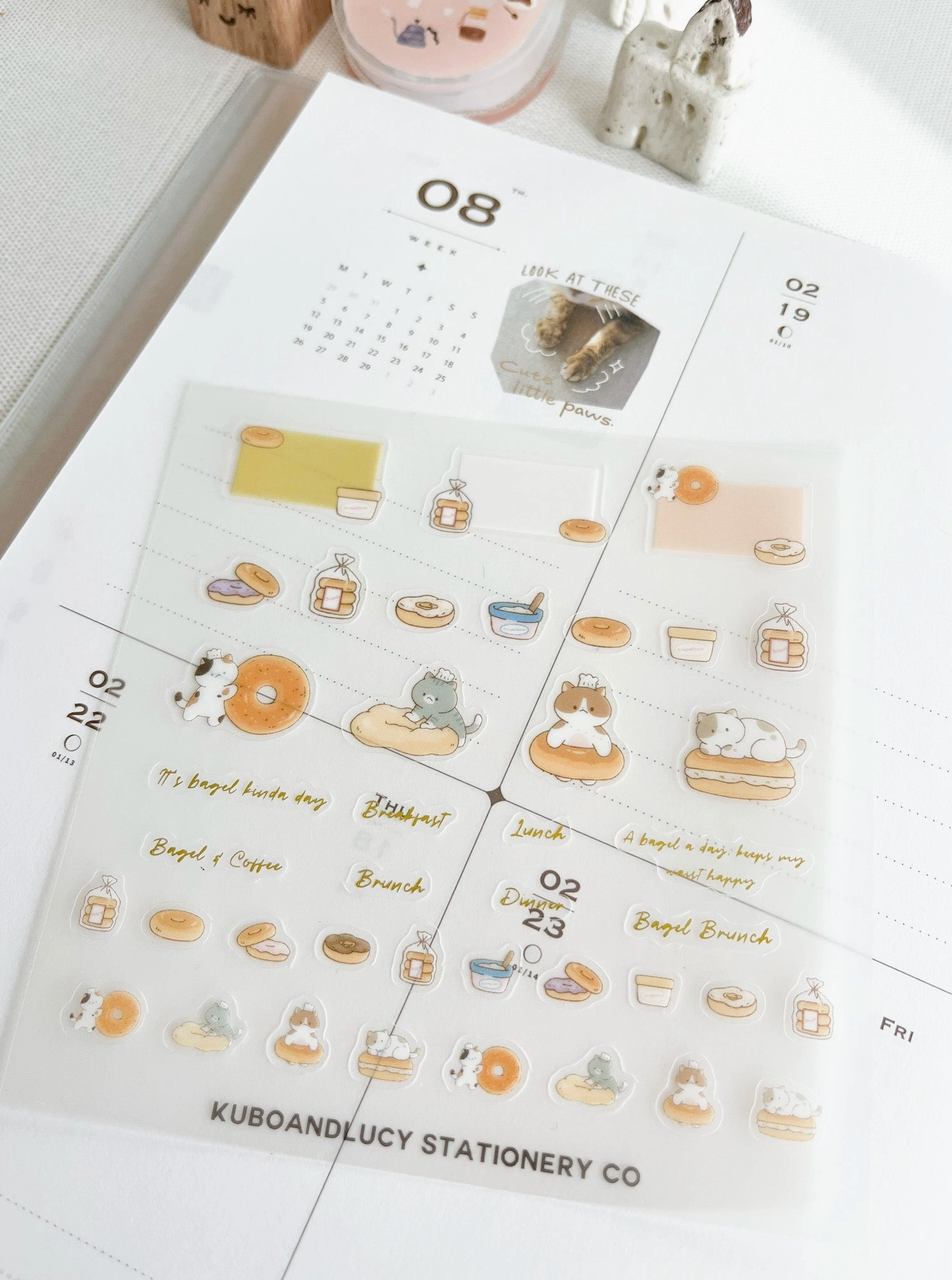 Cute Cats & Dog Sticker Sheet