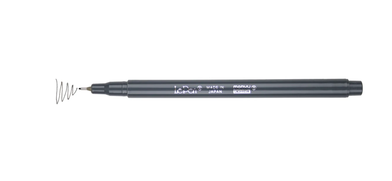Marvy Uchida Le Pen Micro Fine Point Dark Grey