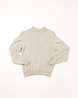 Mockneck Silk Cashmere Sweater - S