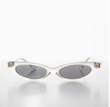 Narrow Punk Rock Cat Eye Sunglass