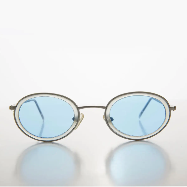 Micro Oval Pastel Vintage Sunglasses