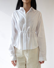 Poplin Tie Waist Shirt