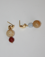 STEVIE Mismatch Gemstone Dangle Earrings