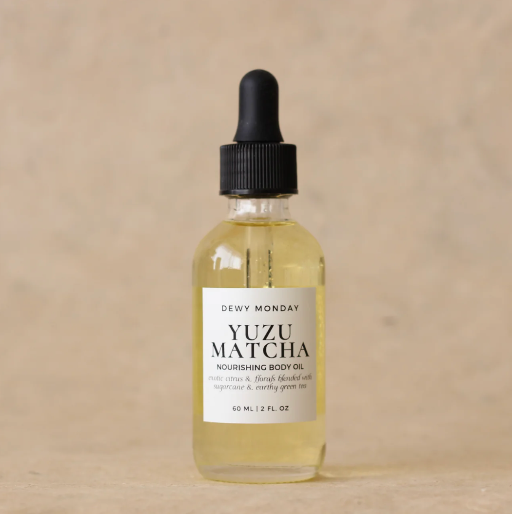 Dewy Monday Yuzu Matcha Organic Body Oil 