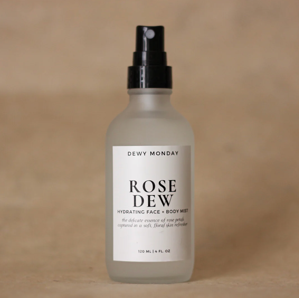 Dewy Monday Rosewater Toner Facial Scalp Spray Body Mist