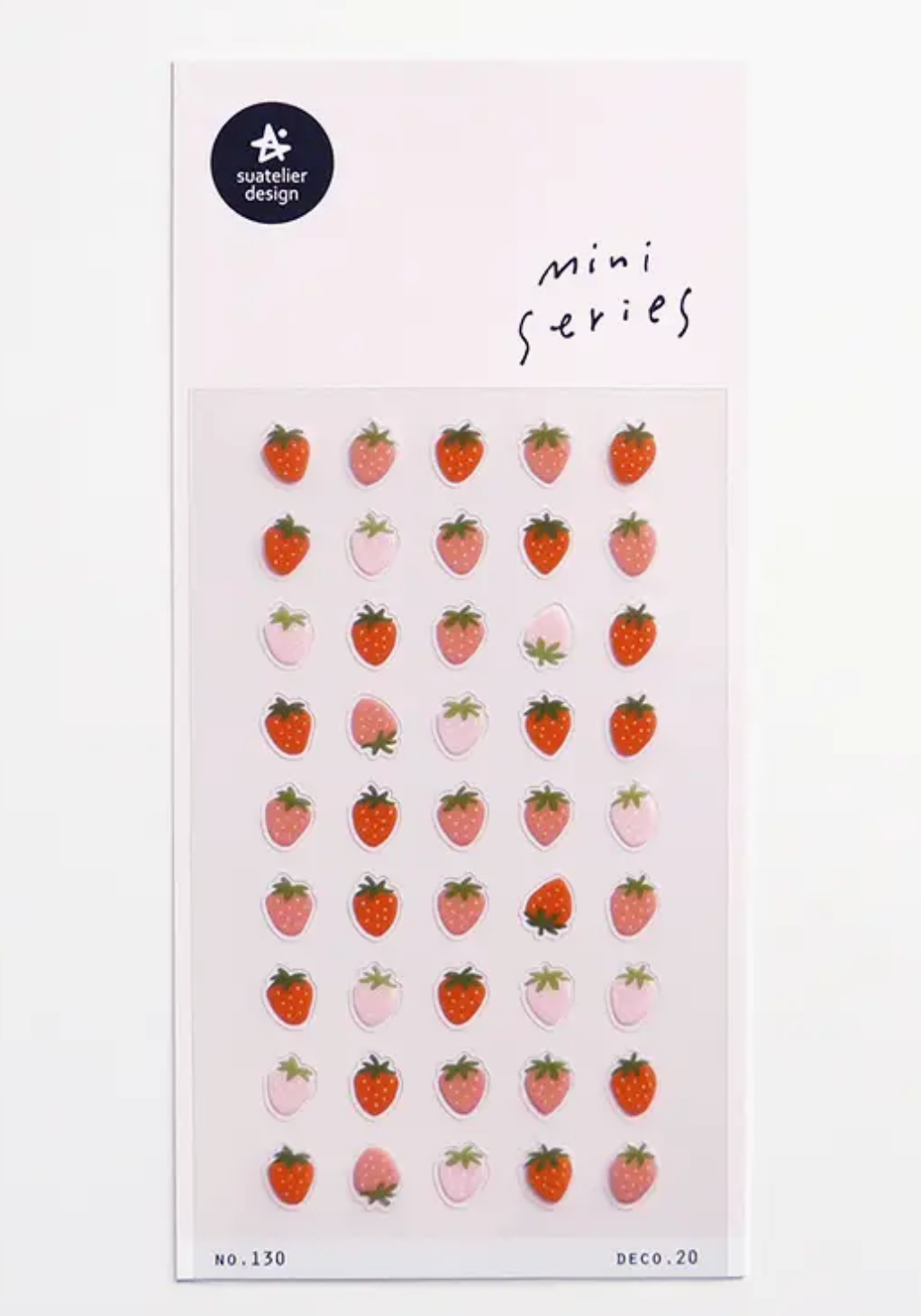 Deco.20 Mini Strawberry Stickers