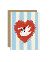 Swan Greeting Card