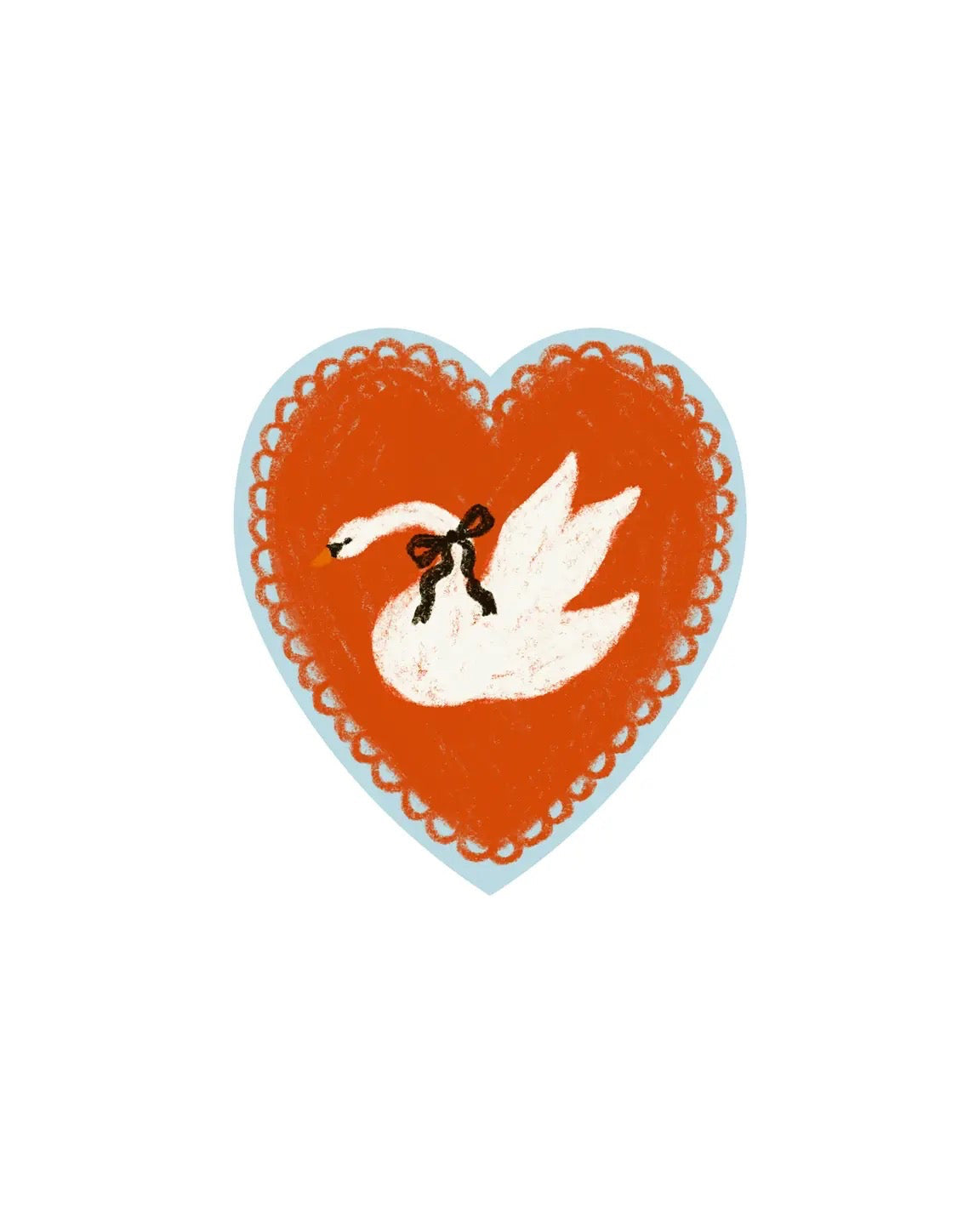 Swan Vinyl Sticker