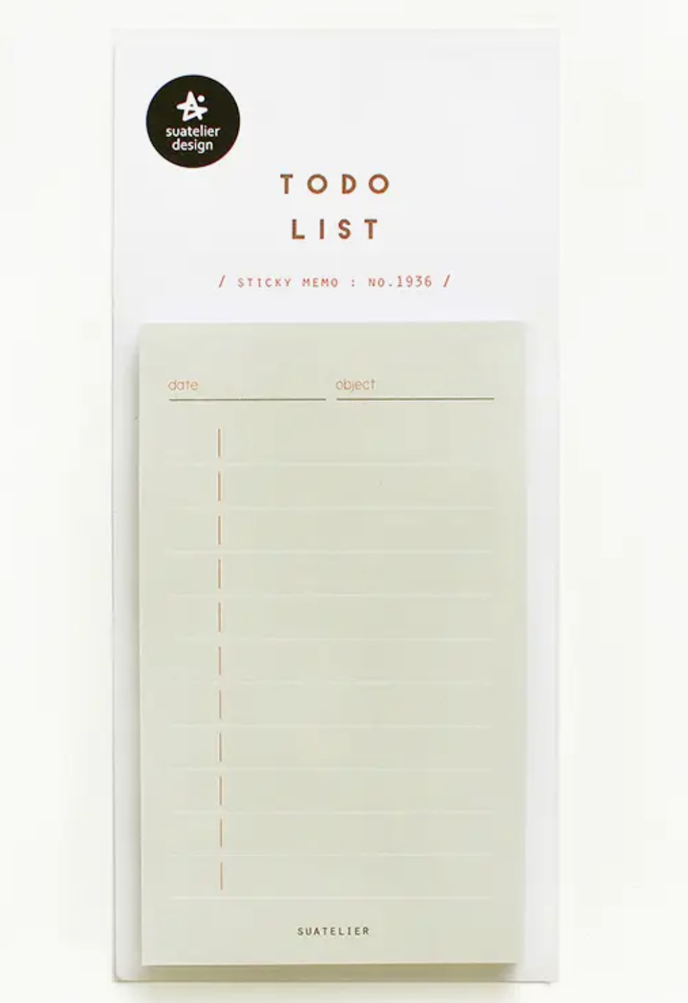 To Do List Sticky Pad