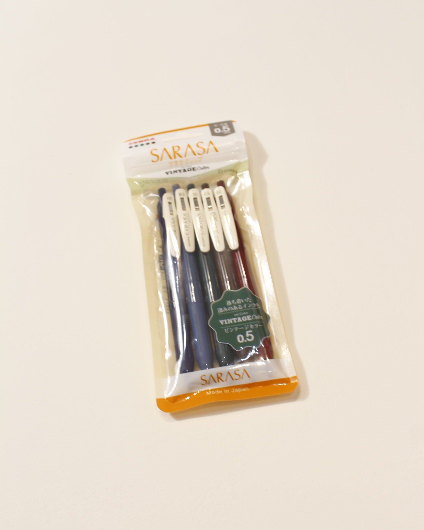 Zebra Gel Pen Sarasa Vintage Color Set