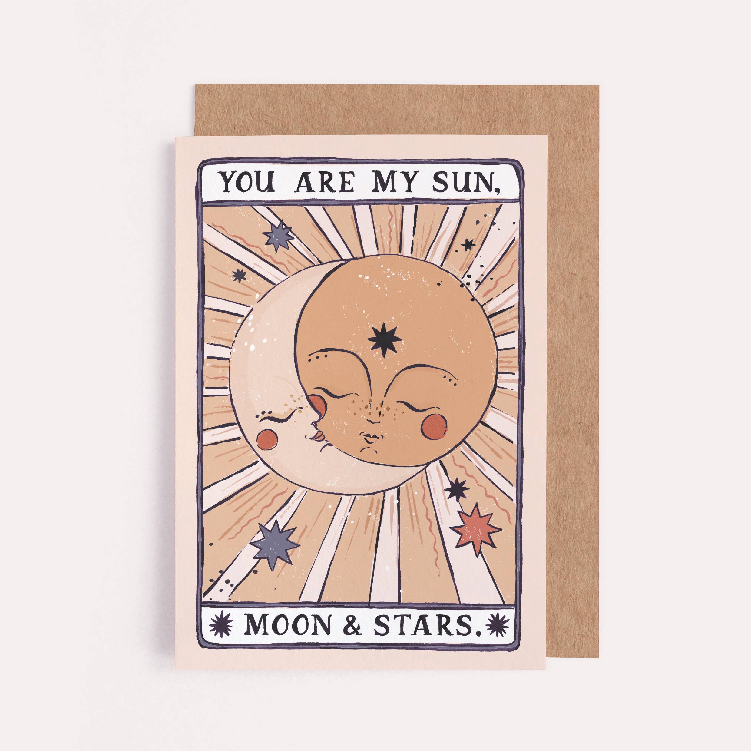Sun, Moon & Stars Blank Card
