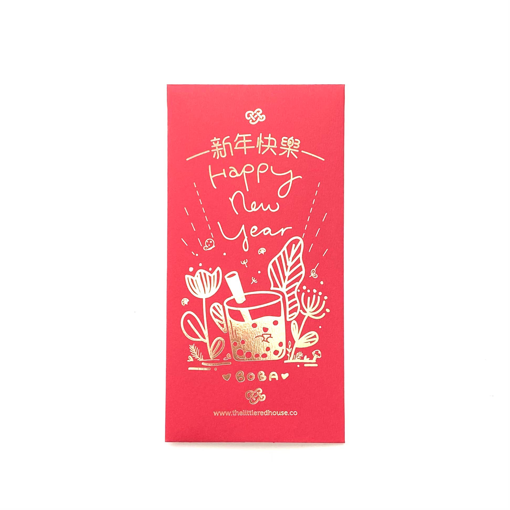 Boba Lunar New Year Red Pocket Envelopes