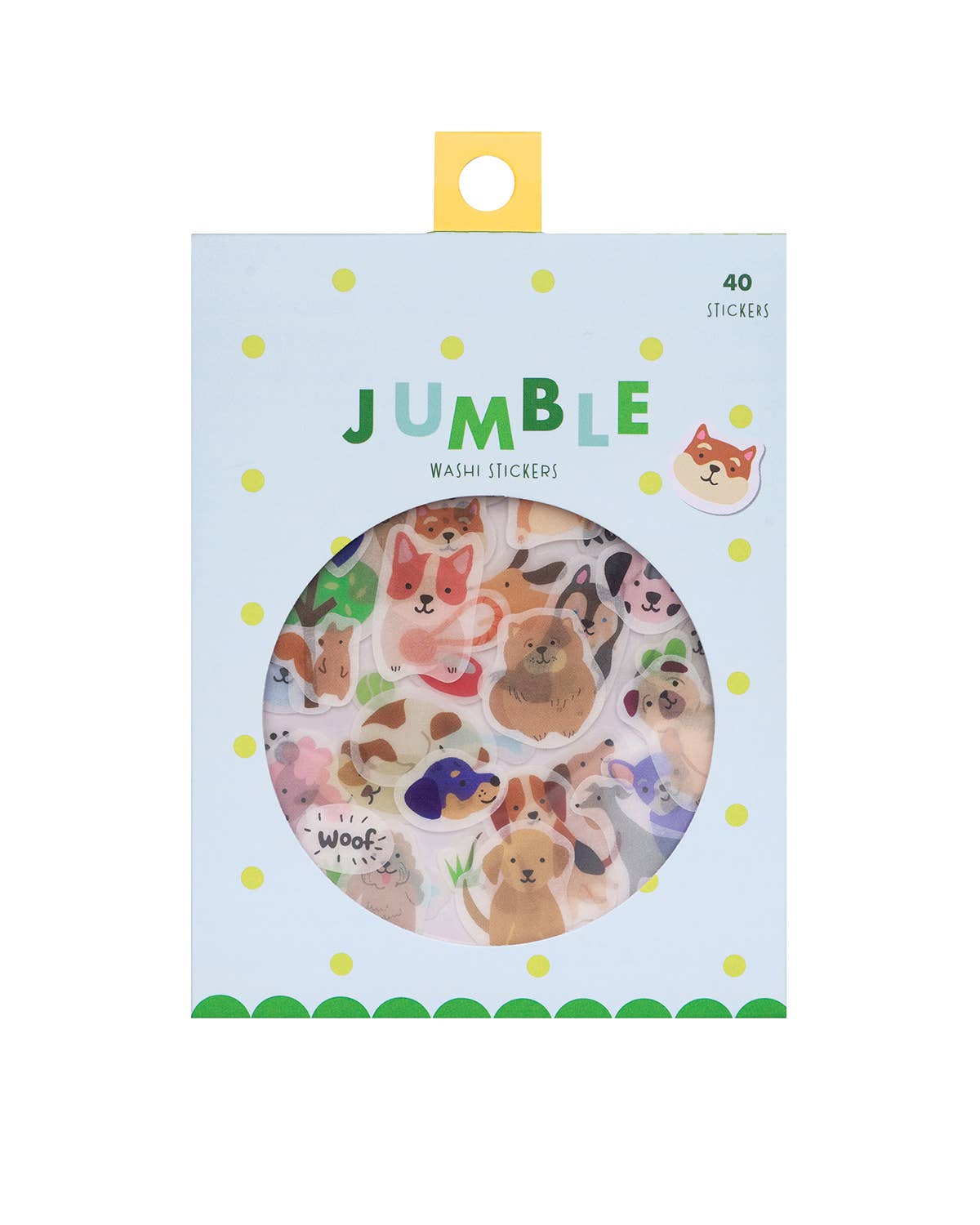 Dogs Jumble Washi Stickers