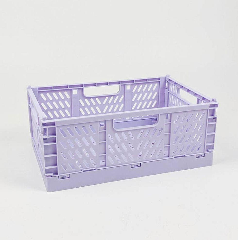 Color Storage Collapsible Crate, Medium Skies for Miles Boutique