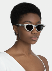 Fez Marble Cat-Eye Shape Sunglasses - Skies For Miles