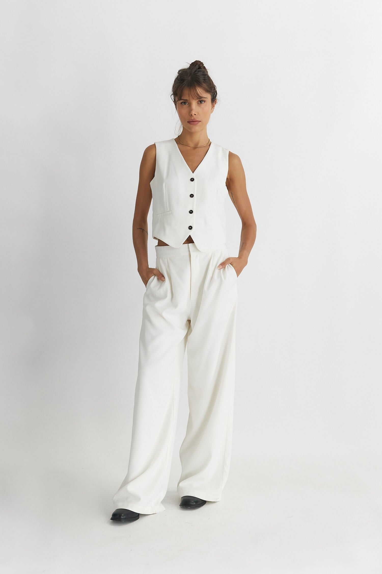 Leila Wide Leg Trouser Pants